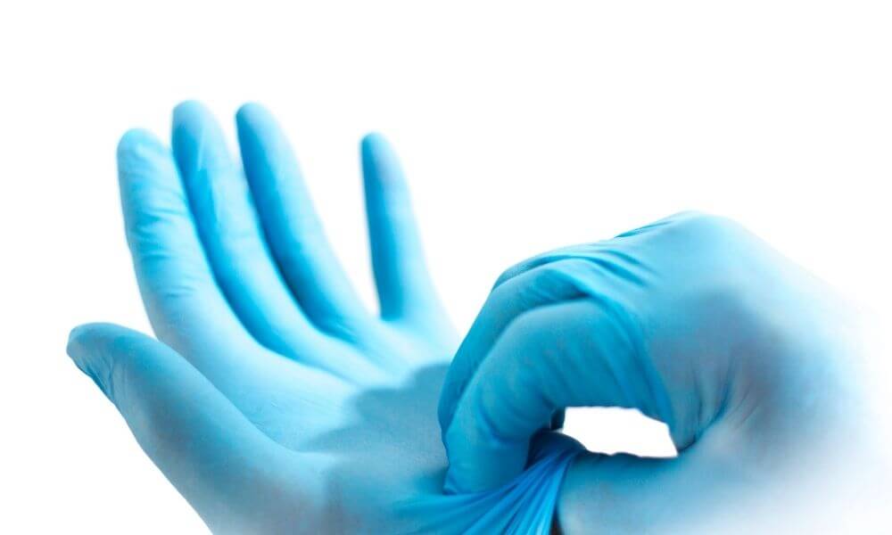 MNPF-Blue - Powder-Free Nitrile Disposable Gloves